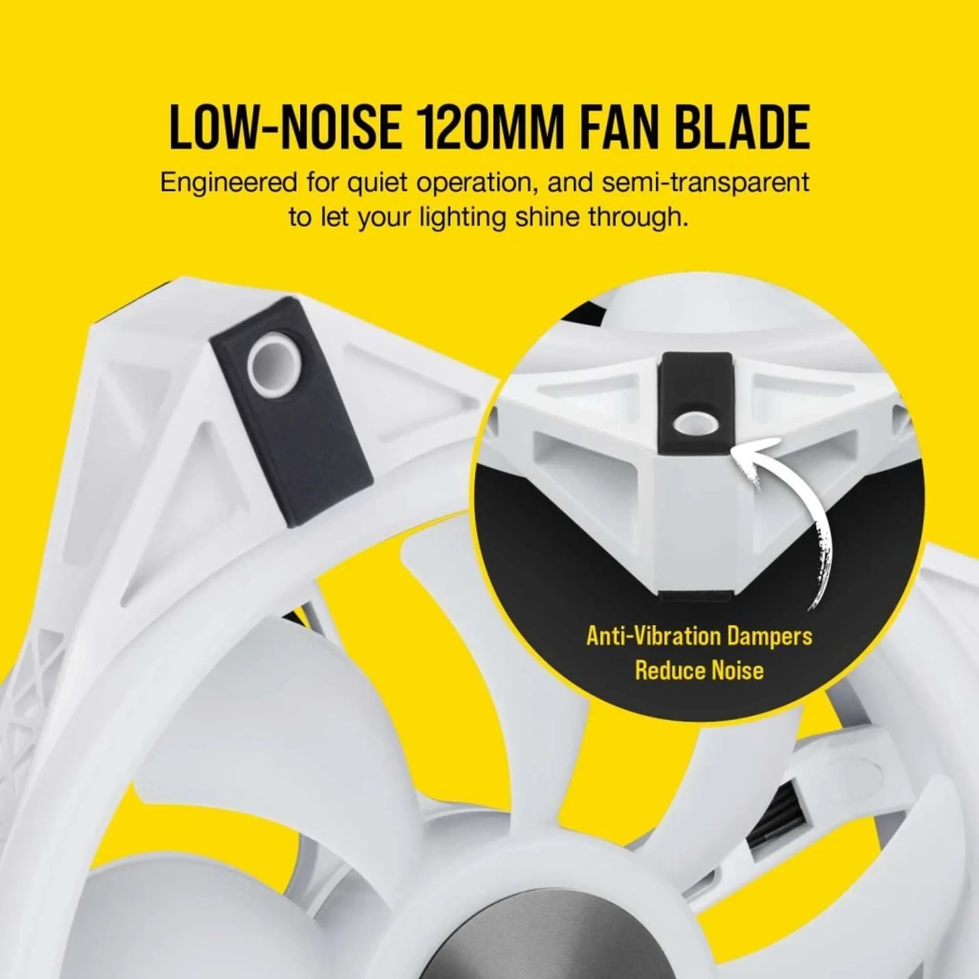 Купити Вентилятор Corsair iCUE QL120 RGB PWM White Triple Fan (CO-9050104-WW) - фото 10