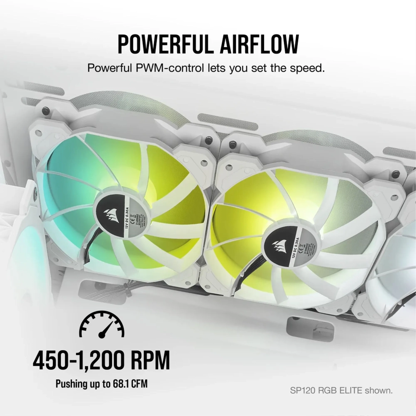 Купить Вентилятор Corsair iCUE SP140 RGB ELITE Performance Dual Fan Kit White (CO-9050139-WW) - фото 10