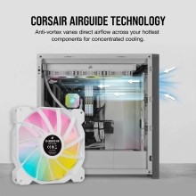 Купити Вентилятор Corsair iCUE SP140 RGB ELITE Performance Dual Fan Kit White (CO-9050139-WW) - фото 11