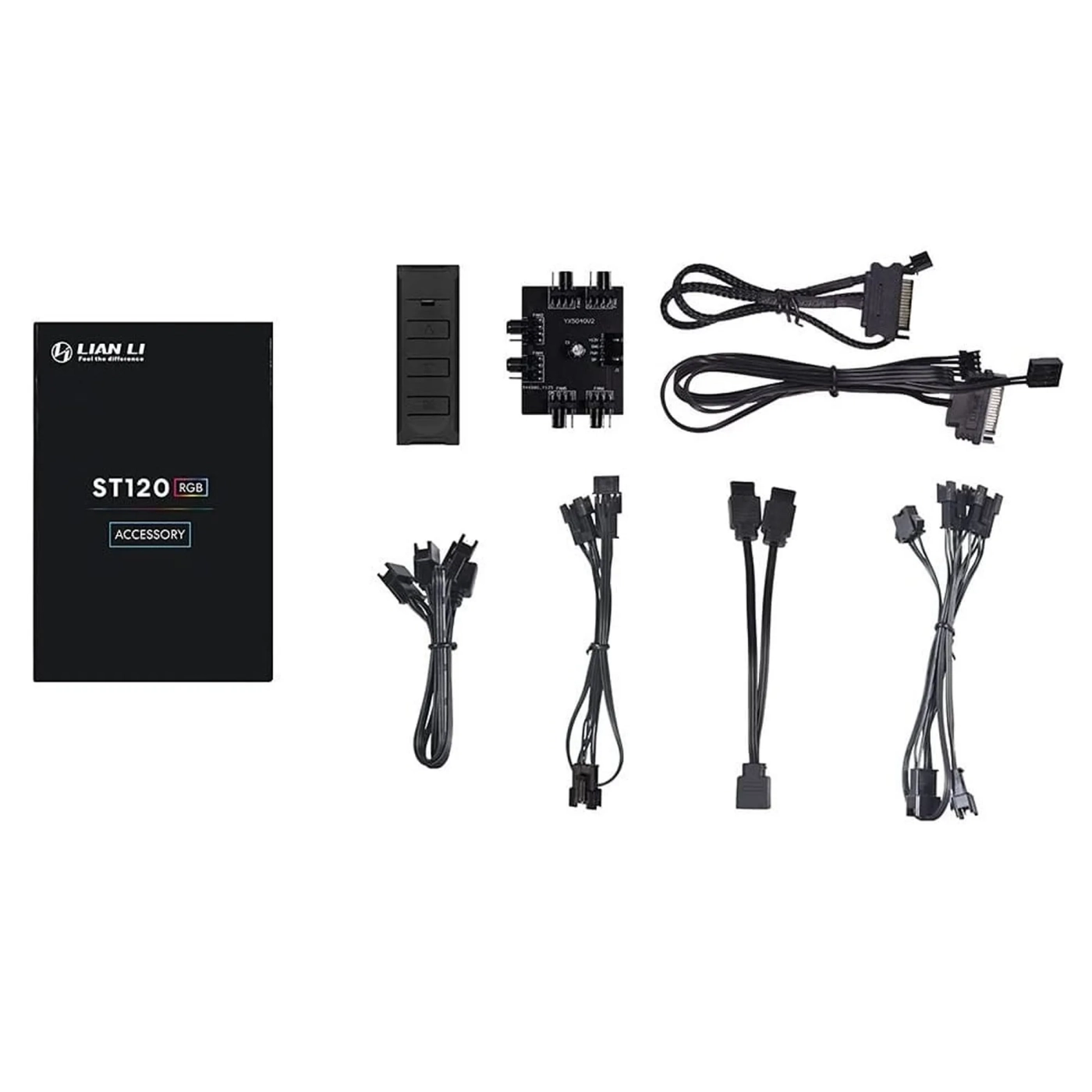 Купити Вентилятор Lian Li ST120-3 Triple Black (G99.12ST3B.00) - фото 6