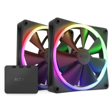 Купити Вентилятор NZXT F140 RGB Twin Pack Black (RF-R14DF-B1) - фото 1