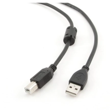 Купити Кабель Cablexpert CCF-USB2-AMBM-6, преміум якість USB 2.0 A-тато/B-тато, 1.8 м, з феритовими серцевиною - фото 1