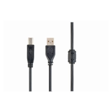 Купити Кабель Cablexpert CCF-USB2-AMBM-6, преміум якість USB 2.0 A-тато/B-тато, 1.8 м, з феритовими серцевиною - фото 2