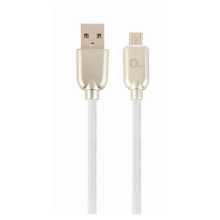 Купити Кабель Cablexpert CC-USB2R-AMmBM-1M-W, USB 2.0 A-тато/Micro B-тато, 1,0м - фото 1