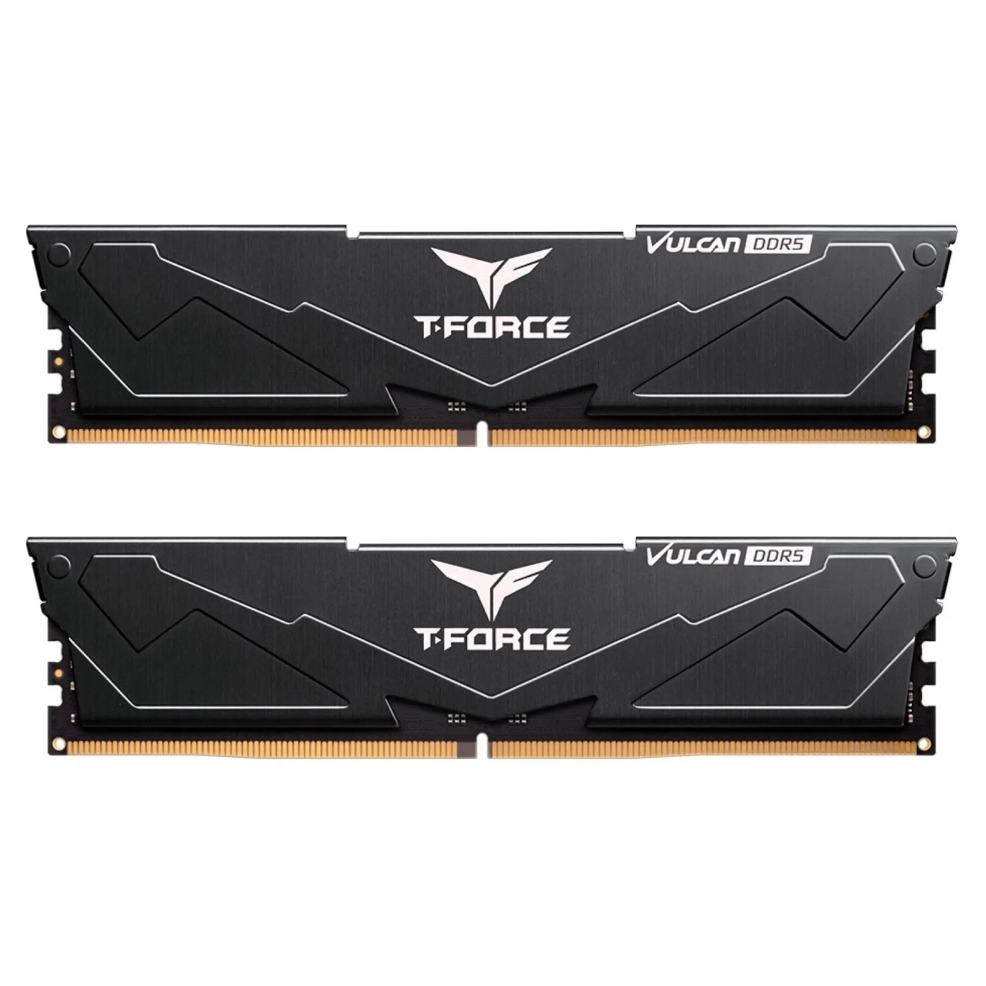 Купити Модуль пам'яті Team T-Force Vulcan Black DDR5-6000 32GB (2x16GB) (FLBD532G6000HC38ADC01) - фото 1