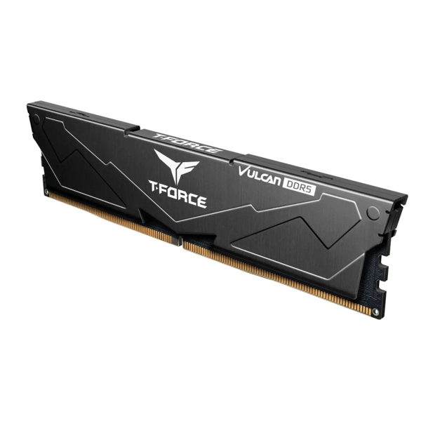Купити Модуль пам'яті Team T-Force Vulcan Black DDR5-6000 32GB (2x16GB) (FLBD532G6000HC38ADC01) - фото 2