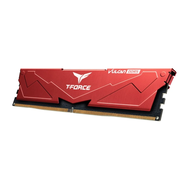 Купити Модуль пам'яті Team T-Force Vulcan Red DDR5-6000 32GB (2x16GB) (FLRD532G6000HC38ADC01) - фото 4