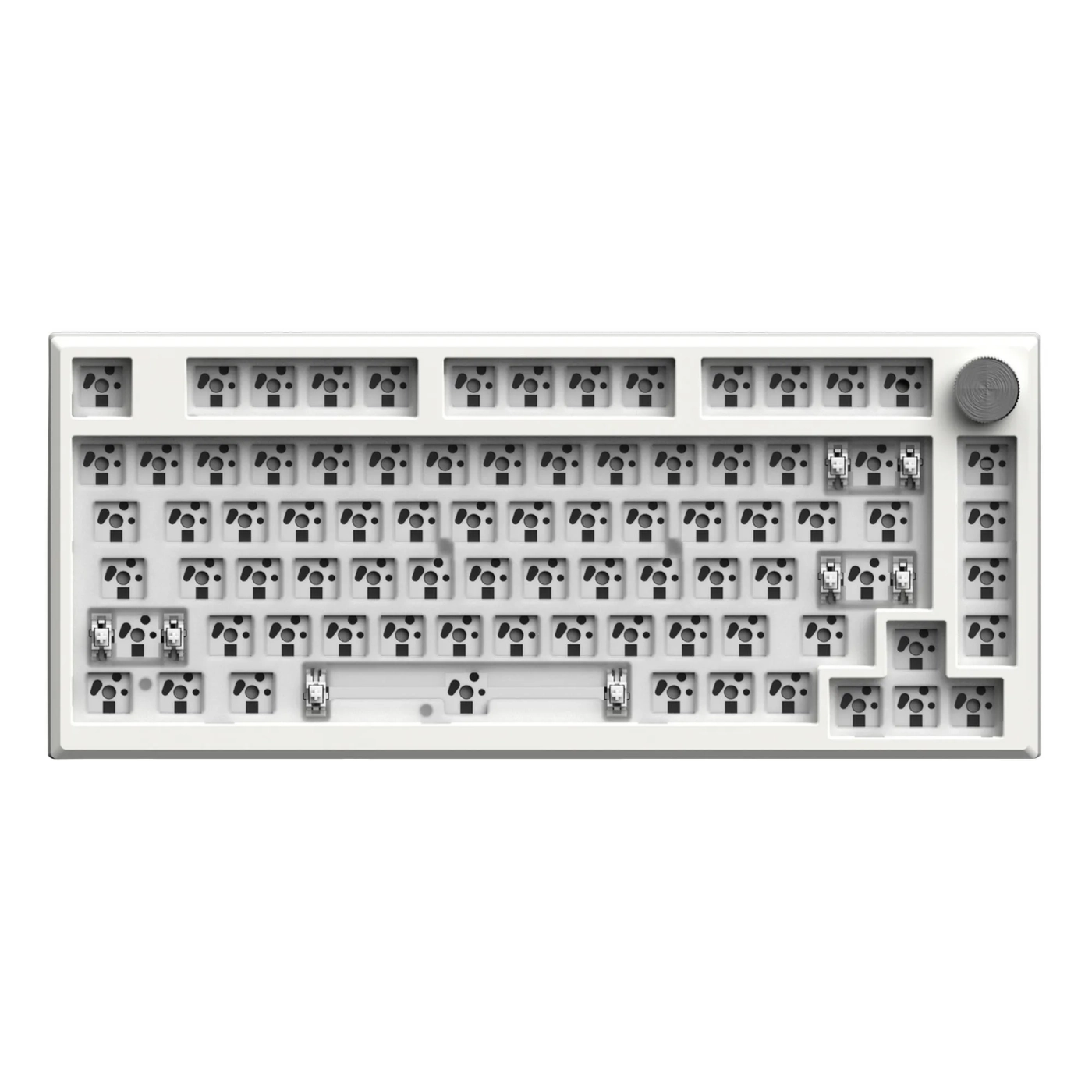 Купити Клавіатура FL ESPORTS DIY-barebone MK750 White Three-Mode (MK750-4247) - фото 1
