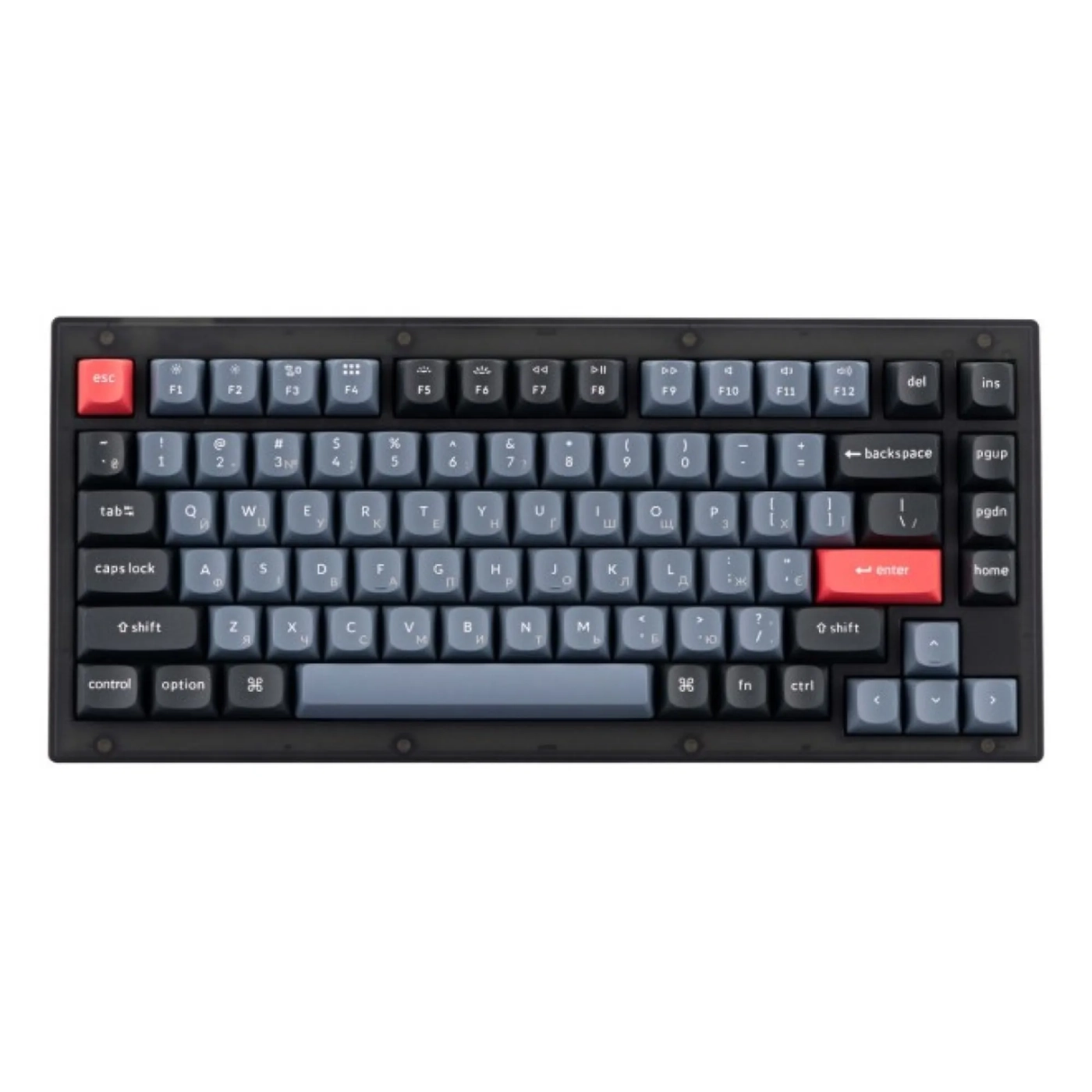Купить Клавиатура Keychron V1 RGB Frosted Black (V1A2_Keychron) - фото 1