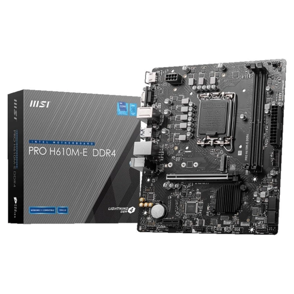 Купити Материнська плата MSI PRO H610M-E D4 - фото 6