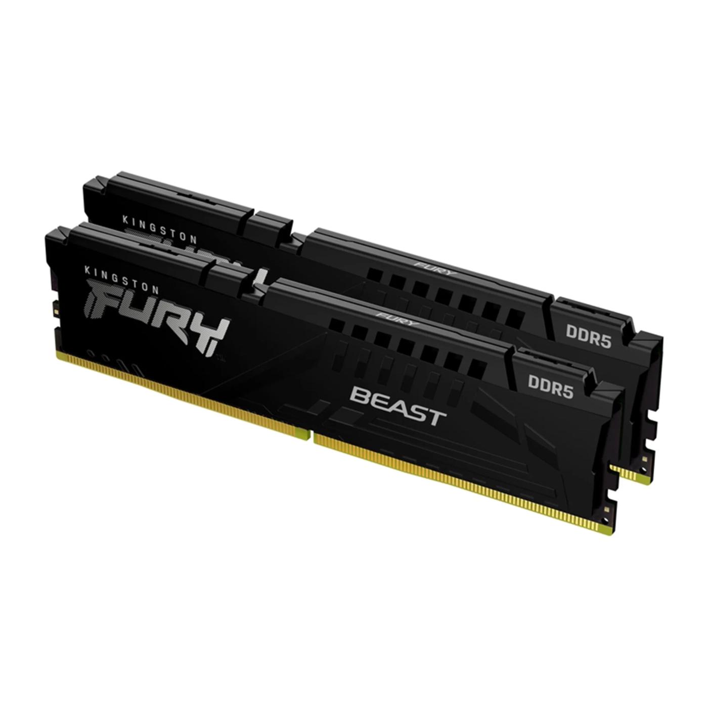Купити Модуль пам'яті Kingston Fury Beast Black DDR5-6400 32GB (2x16GB) (KF564C32BBK2-32) - фото 1