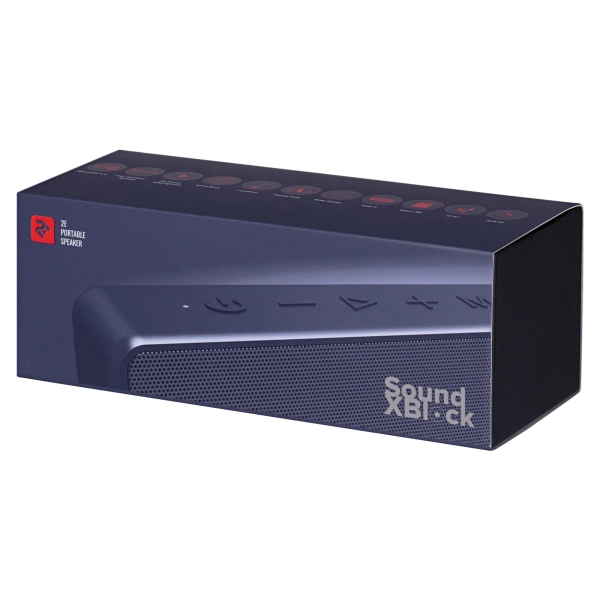 Купити Акустична система 2E SoundXBlock TWS MP3 Wireless Waterproof Blue (2E-BSSXBWBL) - фото 7