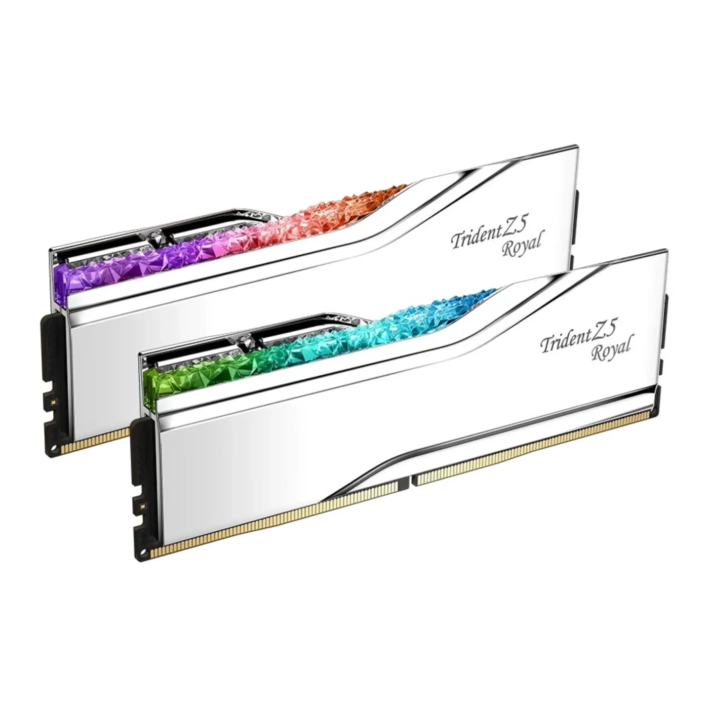 Купить Модуль памяти G.Skill Trident Z5 Royal Silver DDR5-6400 64GB (2x32GB) (F5-6400J3239G32GX2-TR5S) - фото 1