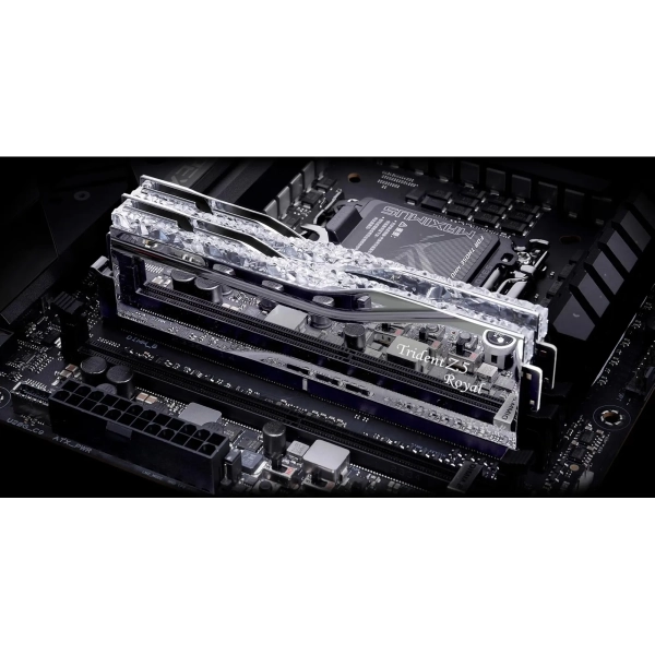 Купить Модуль памяти G.Skill Trident Z5 Royal Silver DDR5-6400 64GB (2x32GB) (F5-6400J3239G32GX2-TR5S) - фото 4