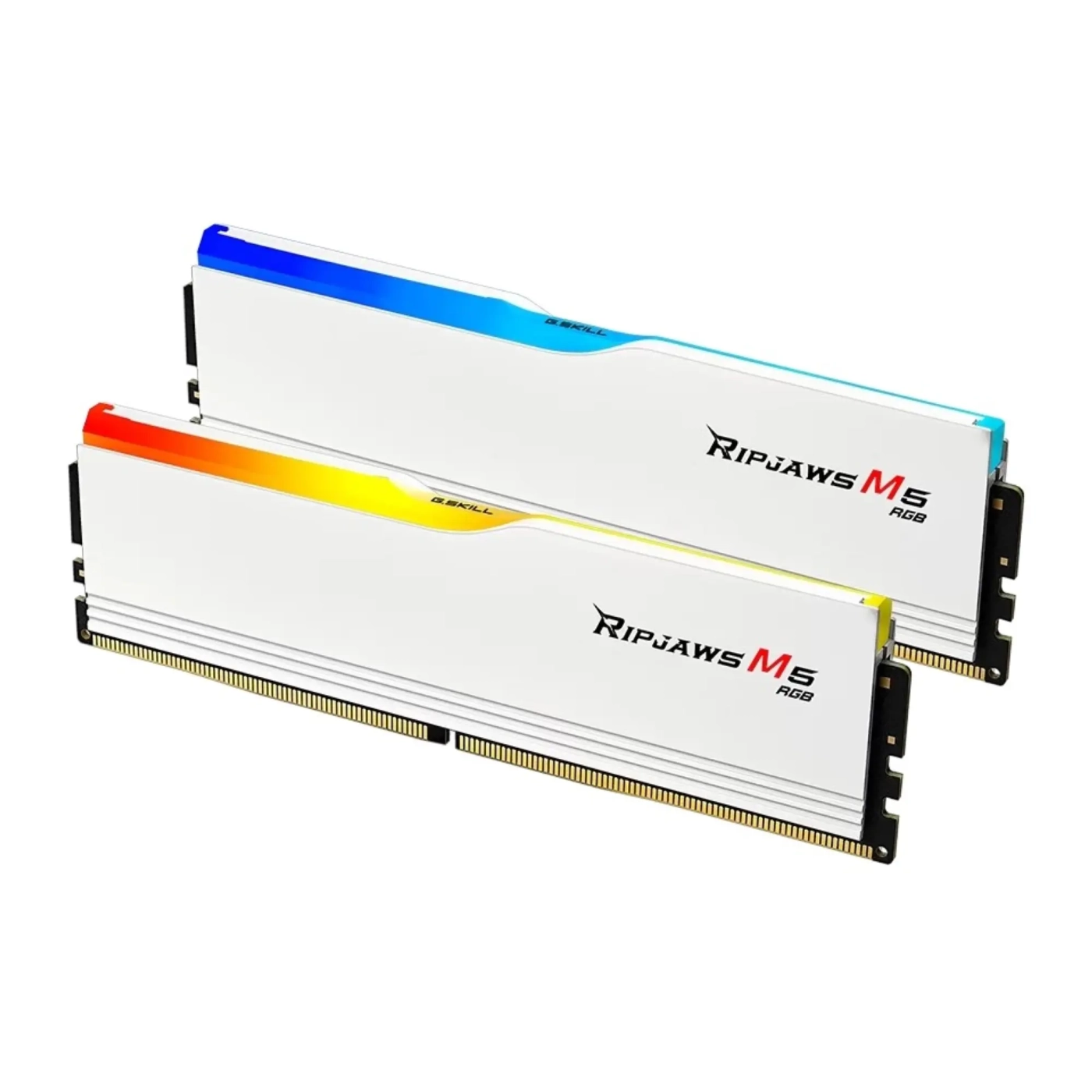 Купить Модуль памяти G.Skill Ripjaws M5 RGB White DDR5-6000 32GB (2x16GB) (F5-6000J3238F16GX2-RM5RW) - фото 1