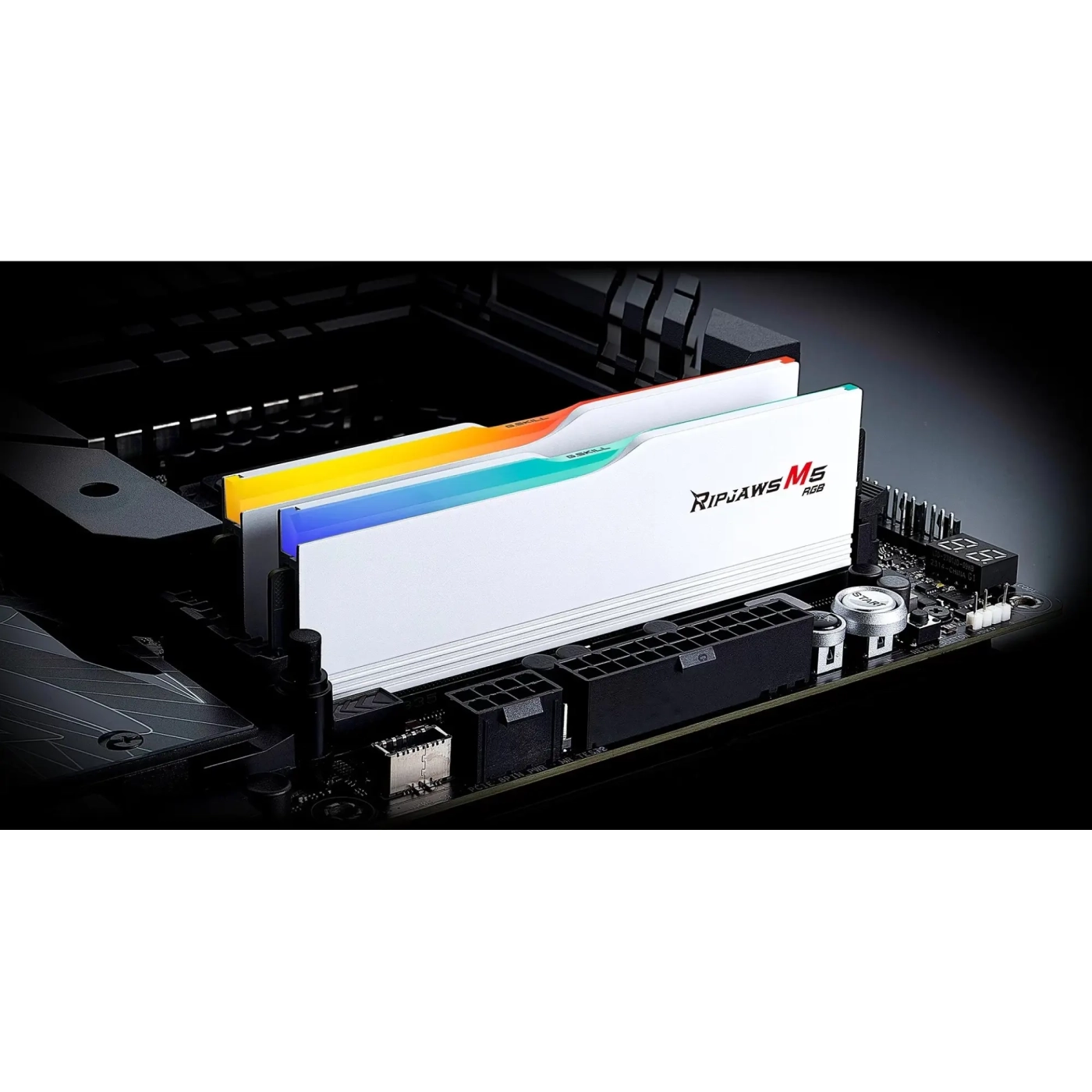 Купить Модуль памяти G.Skill Ripjaws M5 RGB White DDR5-6000 32GB (2x16GB) (F5-6000J3238F16GX2-RM5RW) - фото 5