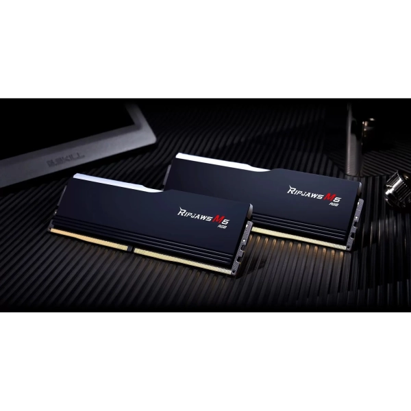 Купить Модуль памяти G.Skill Ripjaws M5 RGB Black DDR5-6000 32GB (2x16GB) (F5-6000J3238F16GX2-RM5RK) - фото 4