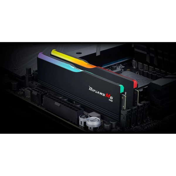 Купить Модуль памяти G.Skill Ripjaws M5 RGB Black DDR5-6000 32GB (2x16GB) (F5-6000J3040F16GX2-RM5RK) - фото 5