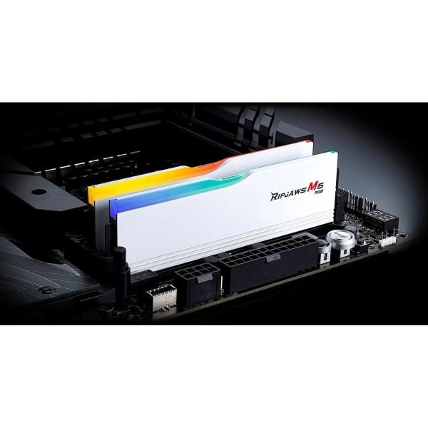 Купити Модуль пам'яті G.Skill Ripjaws M5 RGB White DDR5-6000 64GB (2x32GB) (F5-6000J3040G32GX2-RM5RW) - фото 5