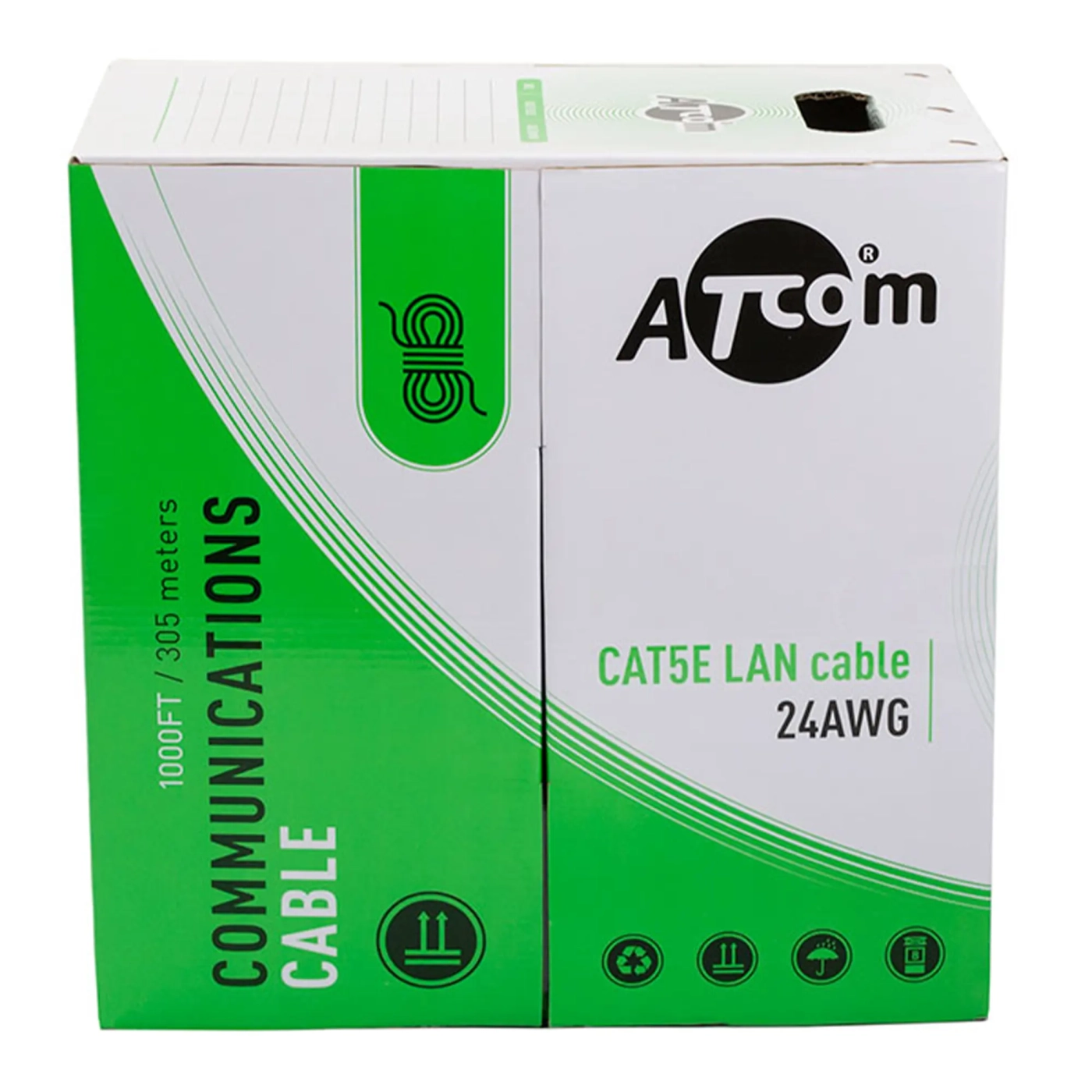 Купити Кабель ATcom Standard UTP cat5e (0,5 мм, CCA, 305 м) (3799) - фото 1