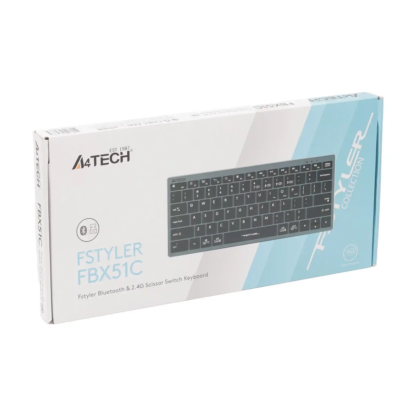 Купить Клавиатура A4Tech Fstyler FBX51C Grey - фото 7