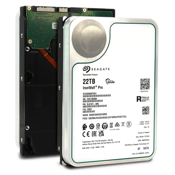 Купити Жорсткий диск 3.5" 22TB SEAGATE IronWolf Pro (ST22000NT001) - фото 3