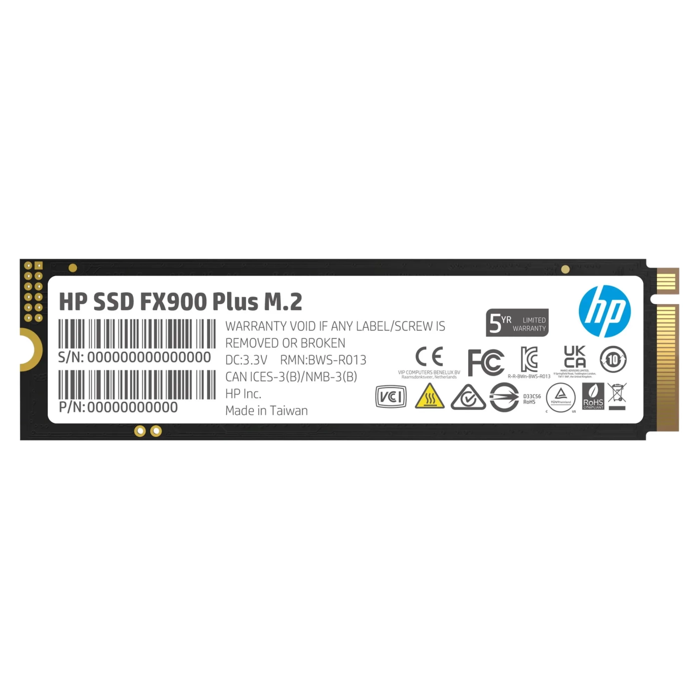 Купить SSD диск HP FX900 Plus 4TB M.2 NVMe (7F619AA) - фото 1