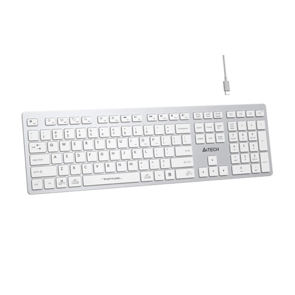 Купити Клавіатура A4Tech Fstyler FBX50C White - фото 3