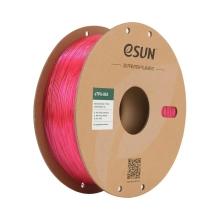 Купить eTPU-95A Filament (пластик) для 3D принтера eSUN 1кг, 1.75мм, прозрачный розовый (ETPU-95A175GP1) - фото 1