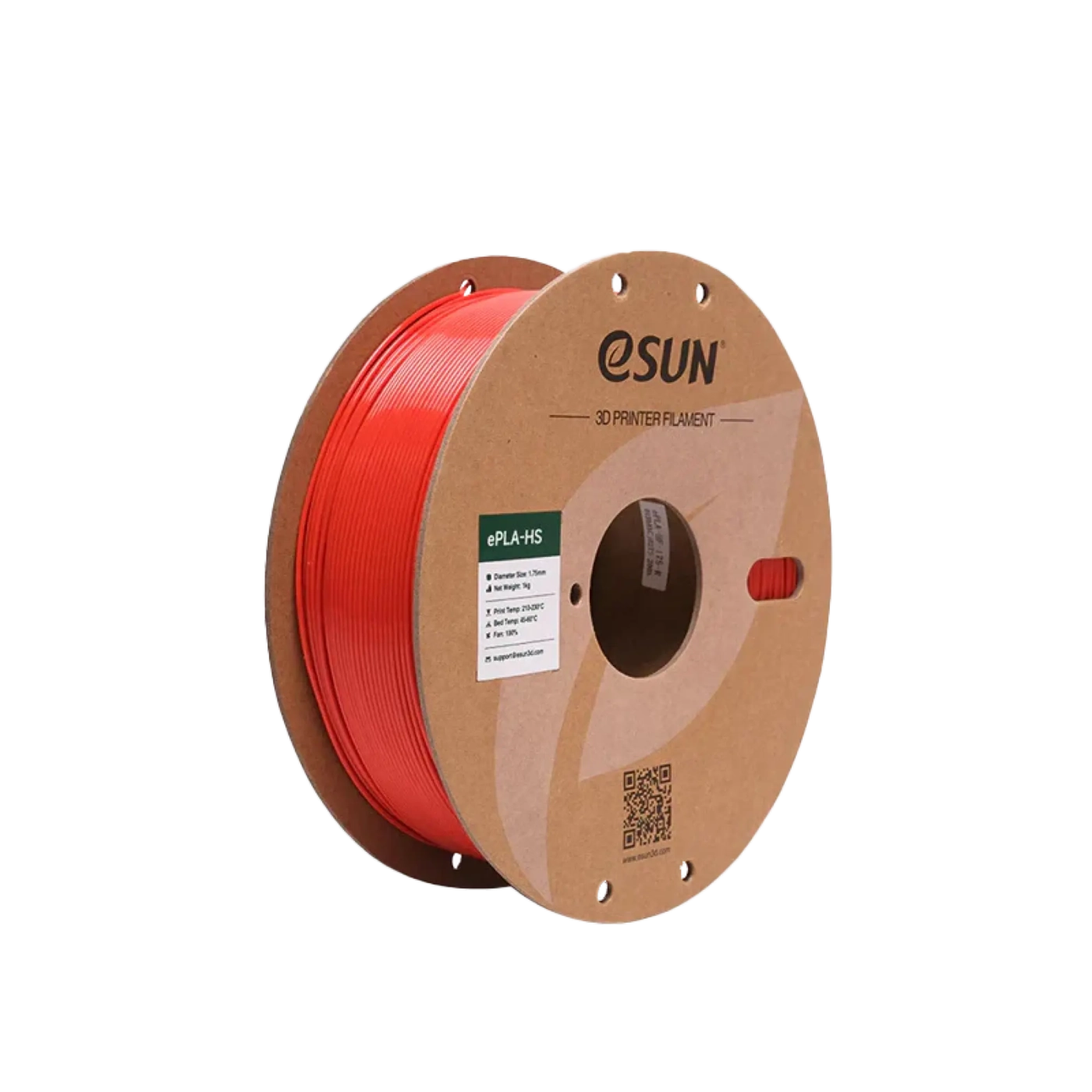 Купити ePLA-HS Filament (пластик) для 3D принтера Esun 1кг, 1.75мм, червоний (EPLA-HS-P175R1) - фото 1