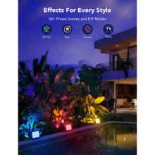 Купити Набір настінних світильників Govee H7060 RGBICWW LED Smart Flood Lights Black (H7060311) - фото 3