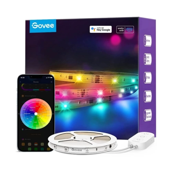 Купити Розумна LED стрічка Govee H618С RGBIC Strip Light Wi-Fi Bluetooth 10м (H618C3D1) - фото 3