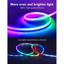 Купити Розумна LED стрічка Govee H61A0 RGBIC Neon Rope Light Wi-Fi Bluetooth 3м (H61A03D1) - фото 7