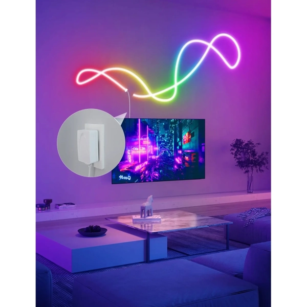 Купить Умная LED лента Govee H61A0 RGBIC Neon Rope Light Wi-Fi Bluetooth 3м (H61A03D1) - фото 15