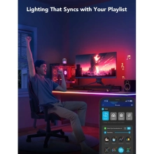 Купить Умная LED лента Govee H61C3 RGBIC Neon Rope Light for desks Wi-Fi Bluetooth 3м (H61C33D1) - фото 14