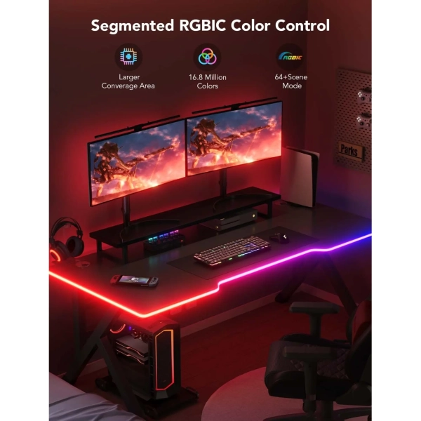 Купить Умная LED лента Govee H61C3 RGBIC Neon Rope Light for desks Wi-Fi Bluetooth 3м (H61C33D1) - фото 15