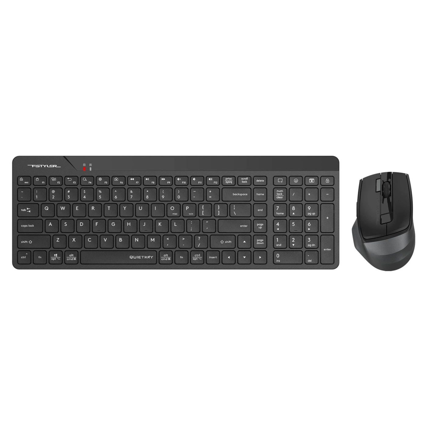 Купити Комплект клавіатура та миша A4Tech FG2400 Air (Black) - фото 1