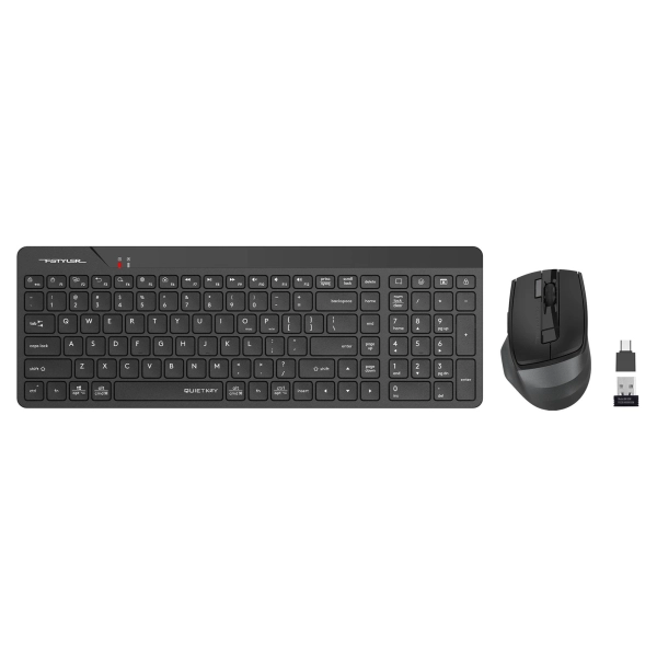 Купити Комплект клавіатура та миша A4Tech FG2400 Air (Black) - фото 2