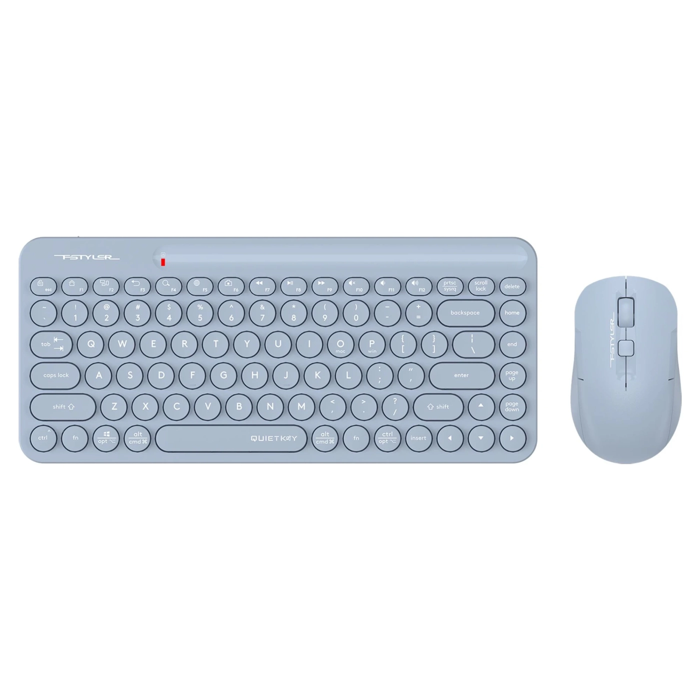 Купити Комплект клавіатура та миша A4Tech FG3200 Air (Blue) - фото 1