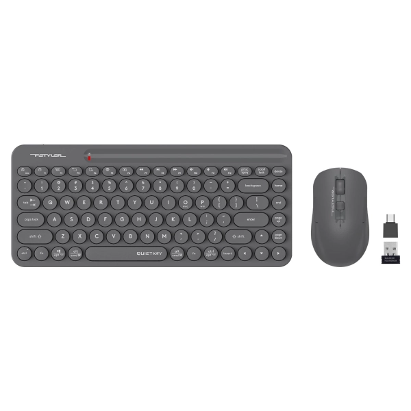 Купити Комплект клавіатура та миша A4Tech FG3200 Air (Grey) - фото 2
