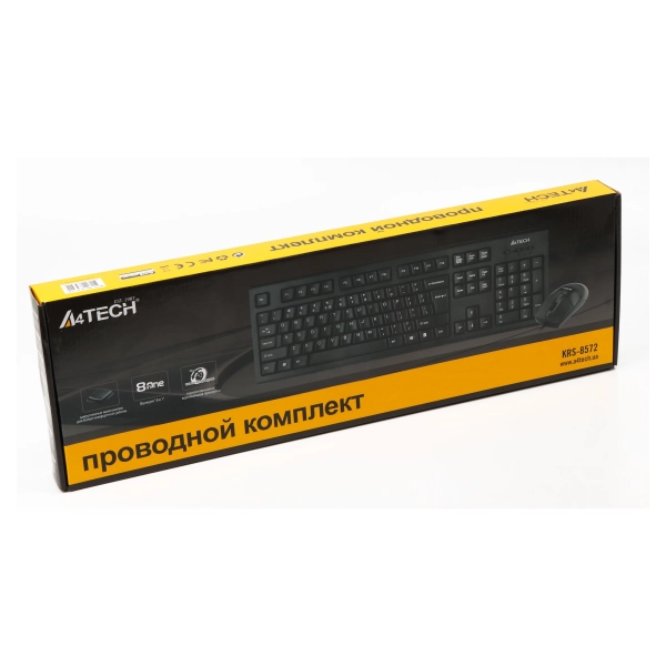 Купити Комплект клавіатура та миша A4Tech KRS-8572 Black - фото 5