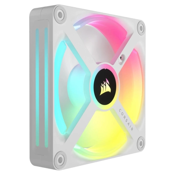 Купити Вентилятор Corsair iCUE LINK QX120 RGB White 3 pack with iCUE Link System Hub White (CO-9051006-WW) - фото 3