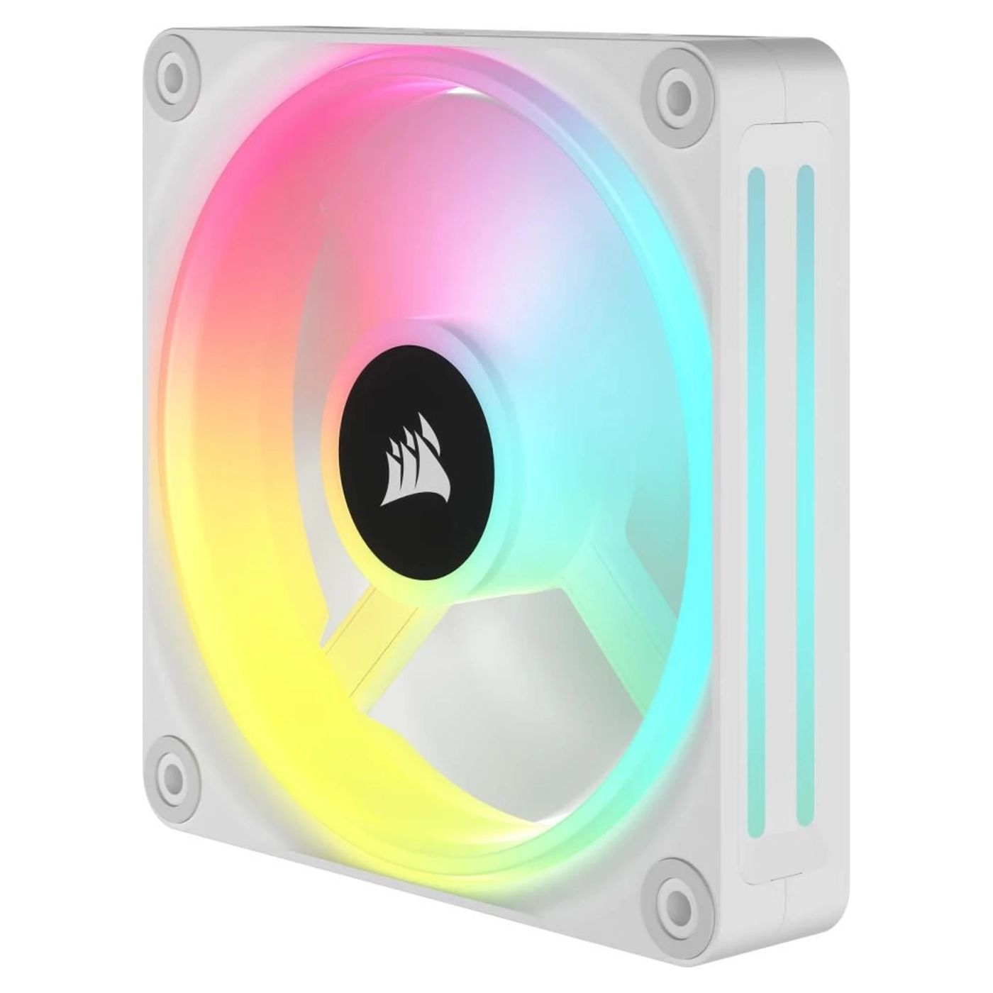 Купити Вентилятор Corsair iCUE LINK QX120 RGB White 3 pack with iCUE Link System Hub White (CO-9051006-WW) - фото 4