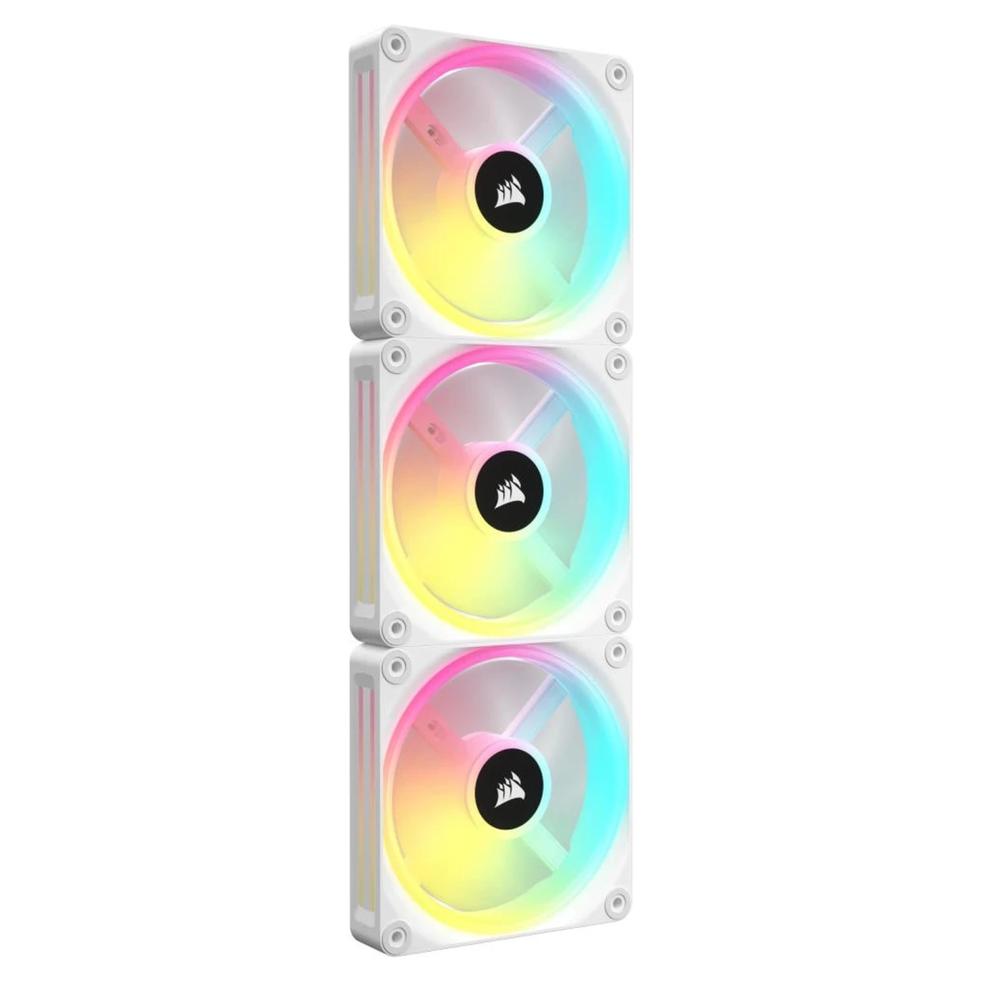Купити Вентилятор Corsair iCUE LINK QX120 RGB White 3 pack with iCUE Link System Hub White (CO-9051006-WW) - фото 6