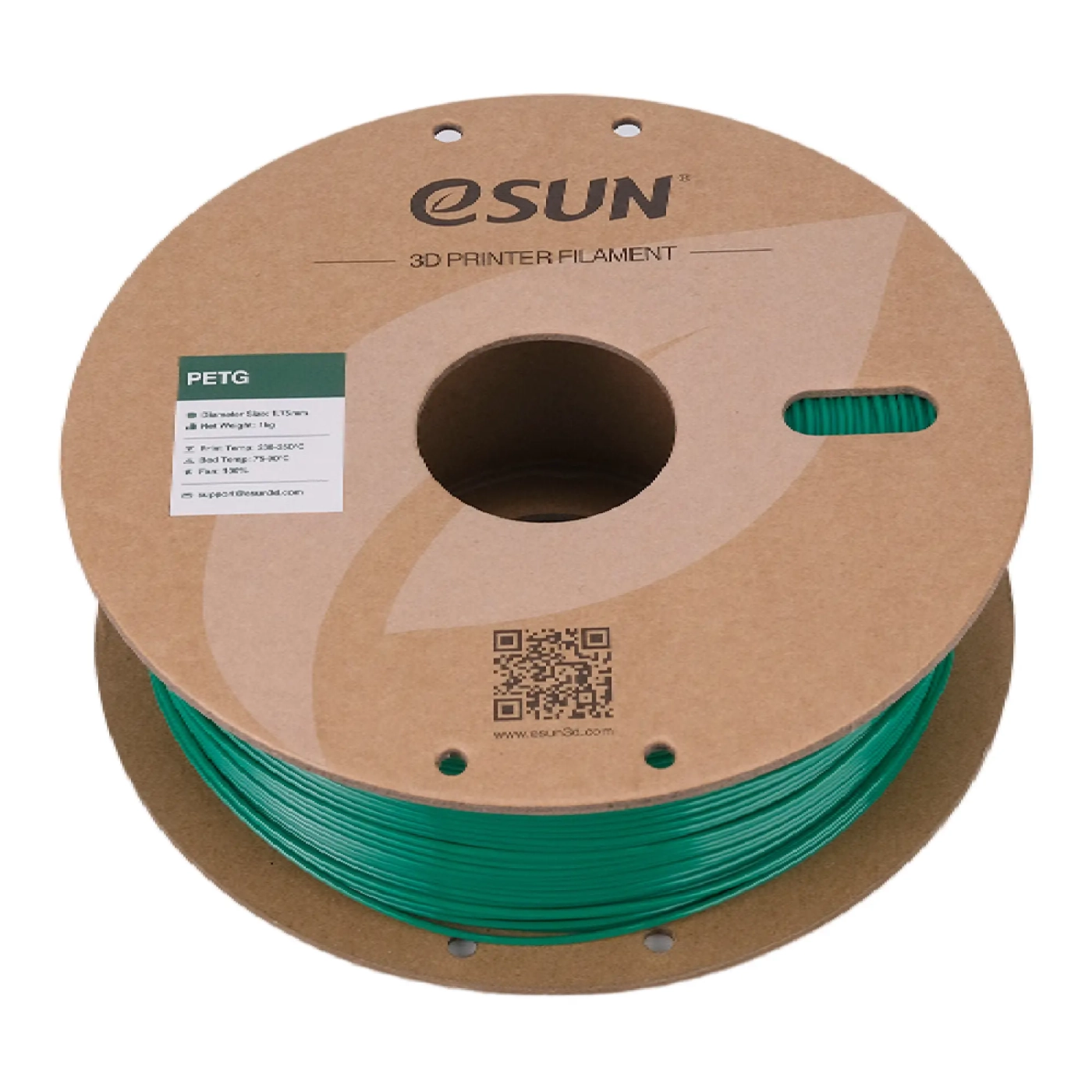 Купить PETG Filament (пластик) для 3D принтера Esun 1кг, 1.75мм, зеленый (PETG175SG1) - фото 3