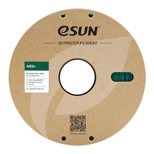 Купити ABS Plus Filament (пластик) для 3D принтера Esun 1кг, 1.75мм, зелений (ABS+175G1) - фото 2
