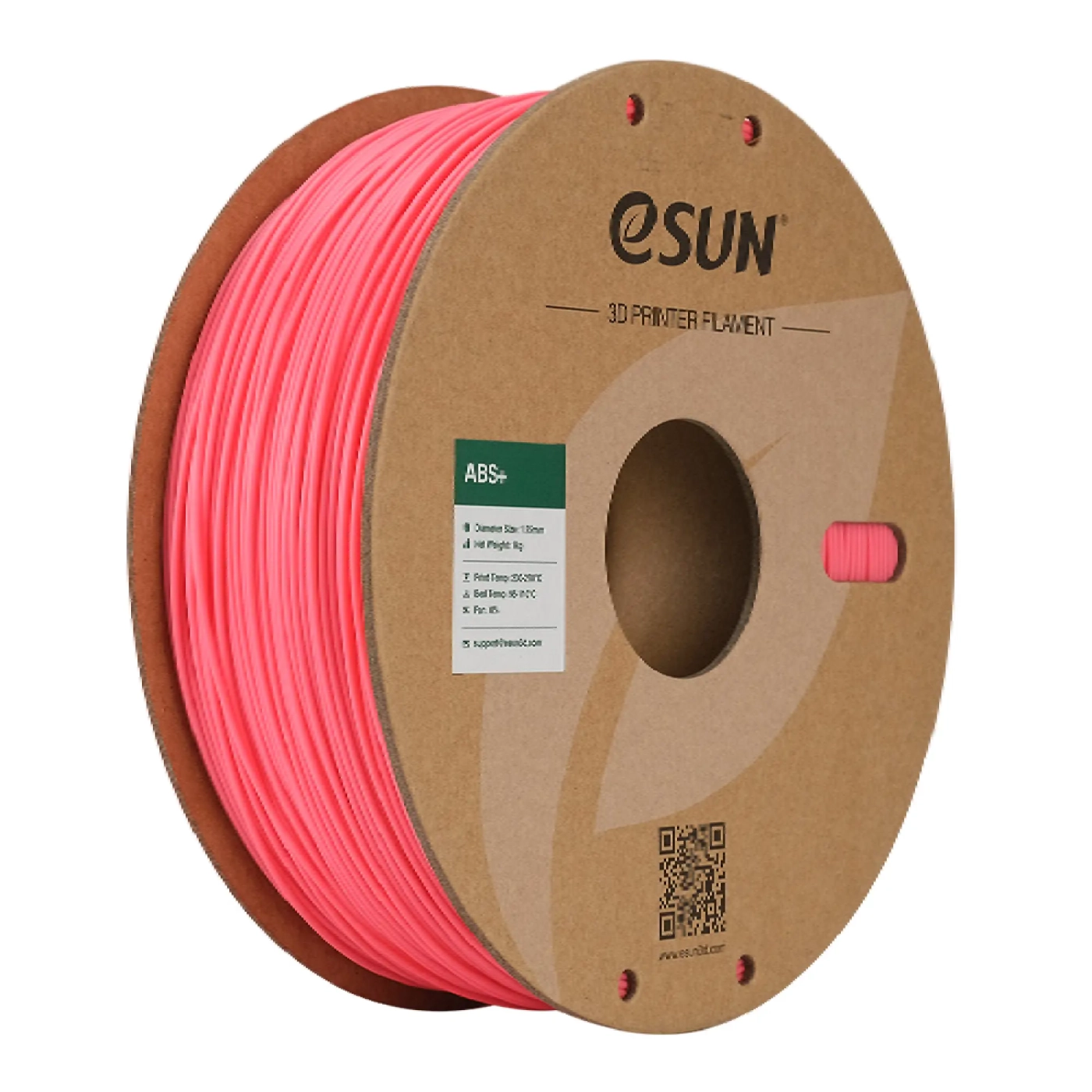 Купить ABS Plus Filament (пластик) для 3D принтера Esun 1кг, 1.75мм, розовый (ABS+175P1) - фото 1