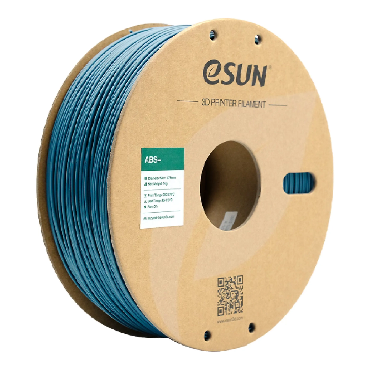 Купить ABS Plus Filament (пластик) для 3D принтера Esun 1кг, 1.75мм, серый (ABS+175H1) - фото 1