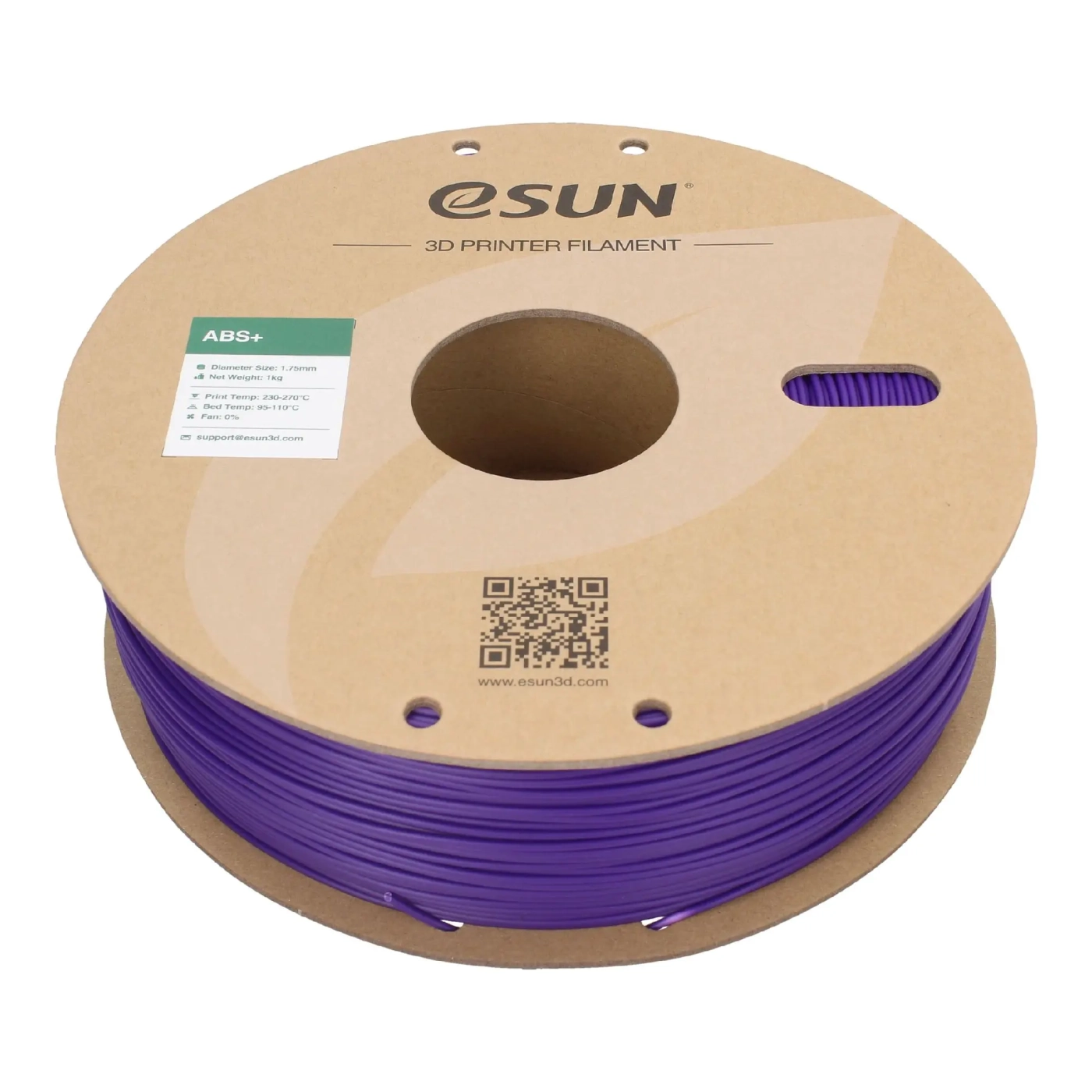 Купить ABS Plus Filament (пластик) для 3D принтера Esun 1кг, 1.75мм, фиолетовый (ABS+175Z1) - фото 2