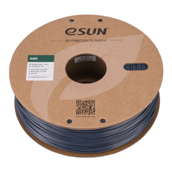 Купить ABS Filament (пластик) для 3D принтера Esun 1кг, 1.75мм, серый (ABS-175H1) - фото 3